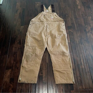 Woodsman Double Knee Overalls Mens Size 2X